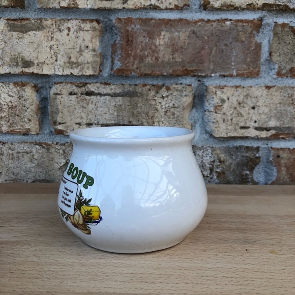 Vintage  Set Of 2 DAT'L DO-IT INC DDI Potato Soup Onion Soup Recipe Bowls Cups - Picture 4 of 14